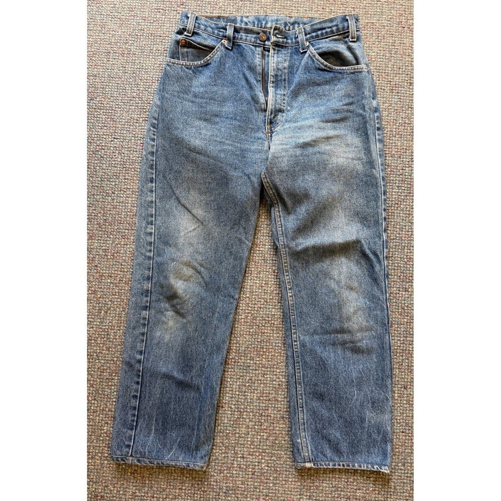Vintage Levis‎ 505 Orange Tab Jeans Mens 32x27 Denim 80s USA 20505-0217